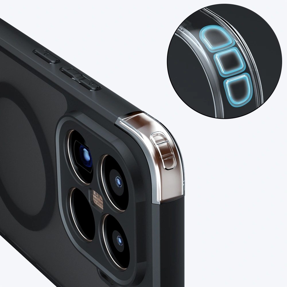Kryt Xiaomi 15T, PureFrost MagSafe, černé