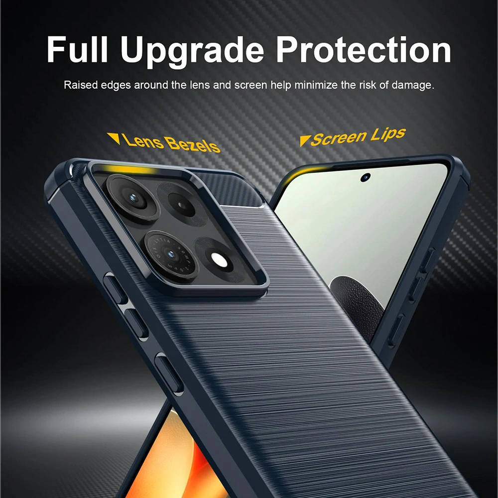 Kryt Motorola EDGE 70 Max Armored Carbon blue