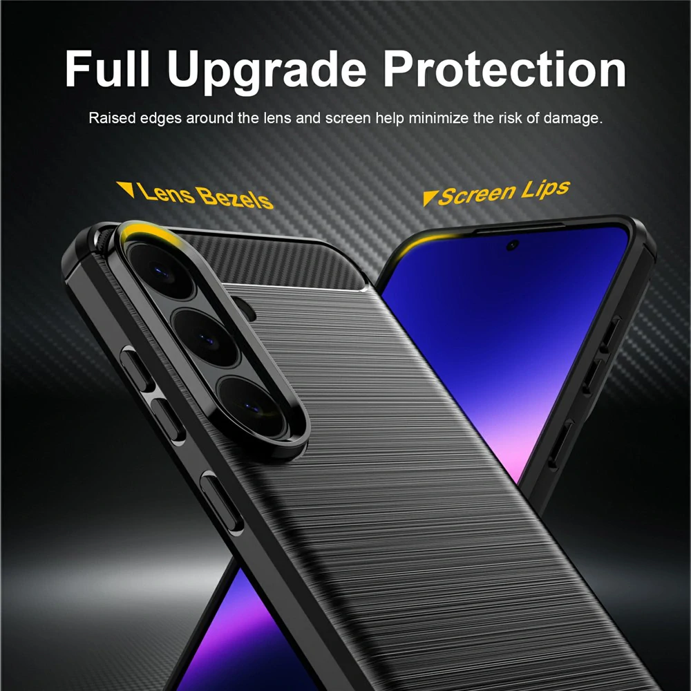 Kryt Samsung Galaxy S26 FE / S25 FE, Armored Carbon blue