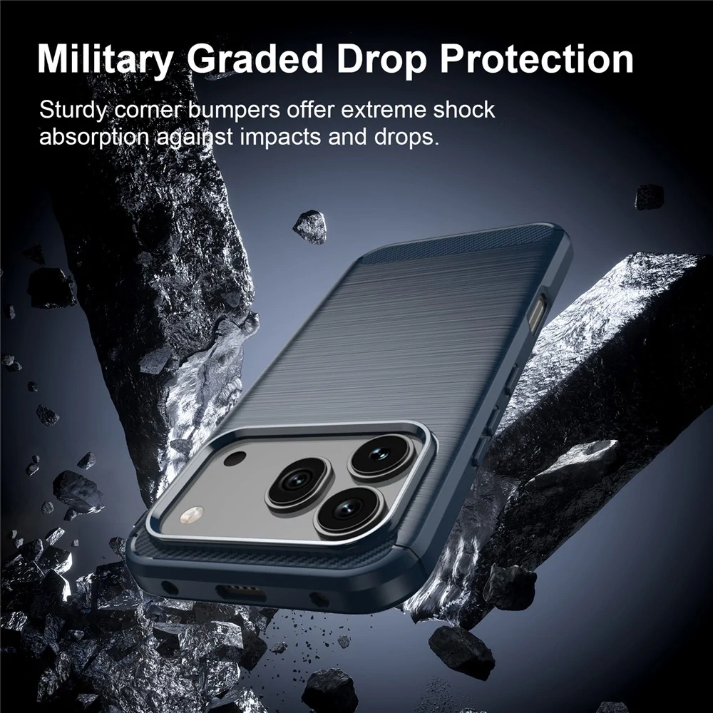 Kryt Honor 600 / 6OO Pro, Armored Carbon blue