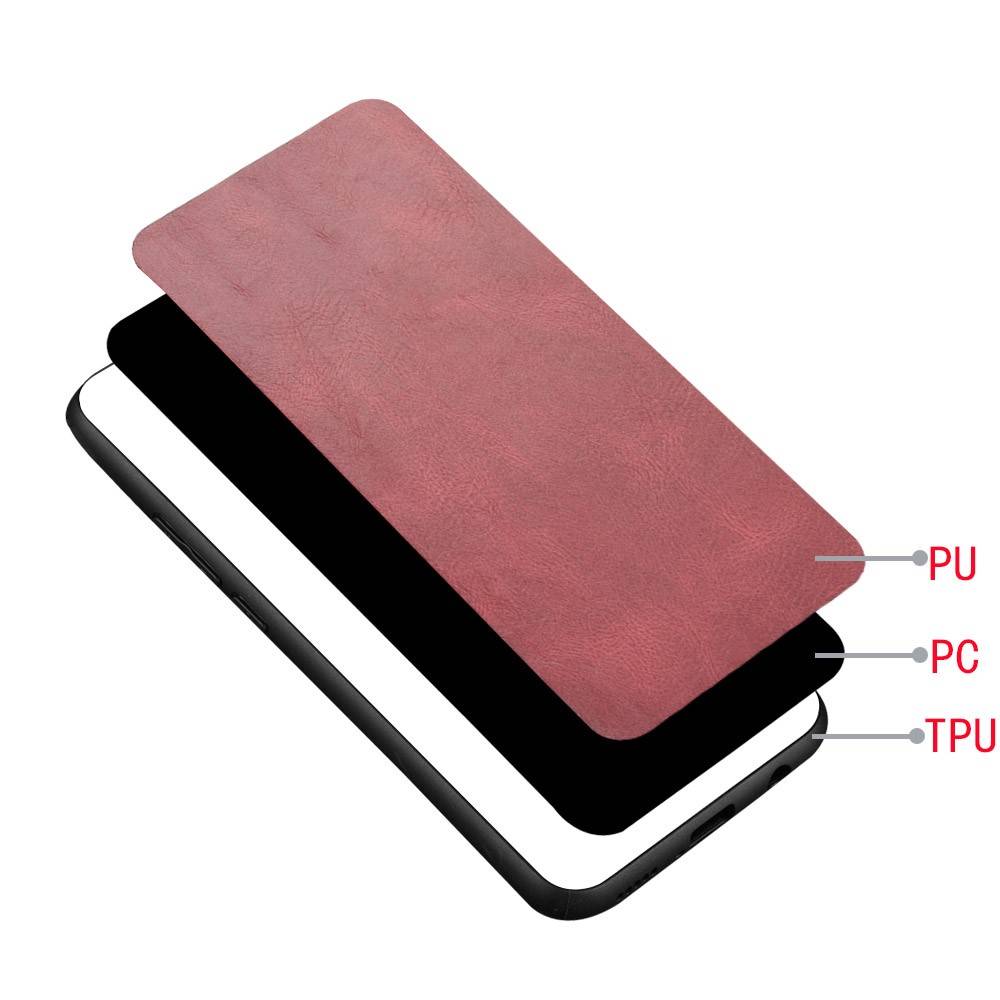 Kryt Xiaomi Redmi 9A / Redmi 9AT Slim Case Leather Coated červené