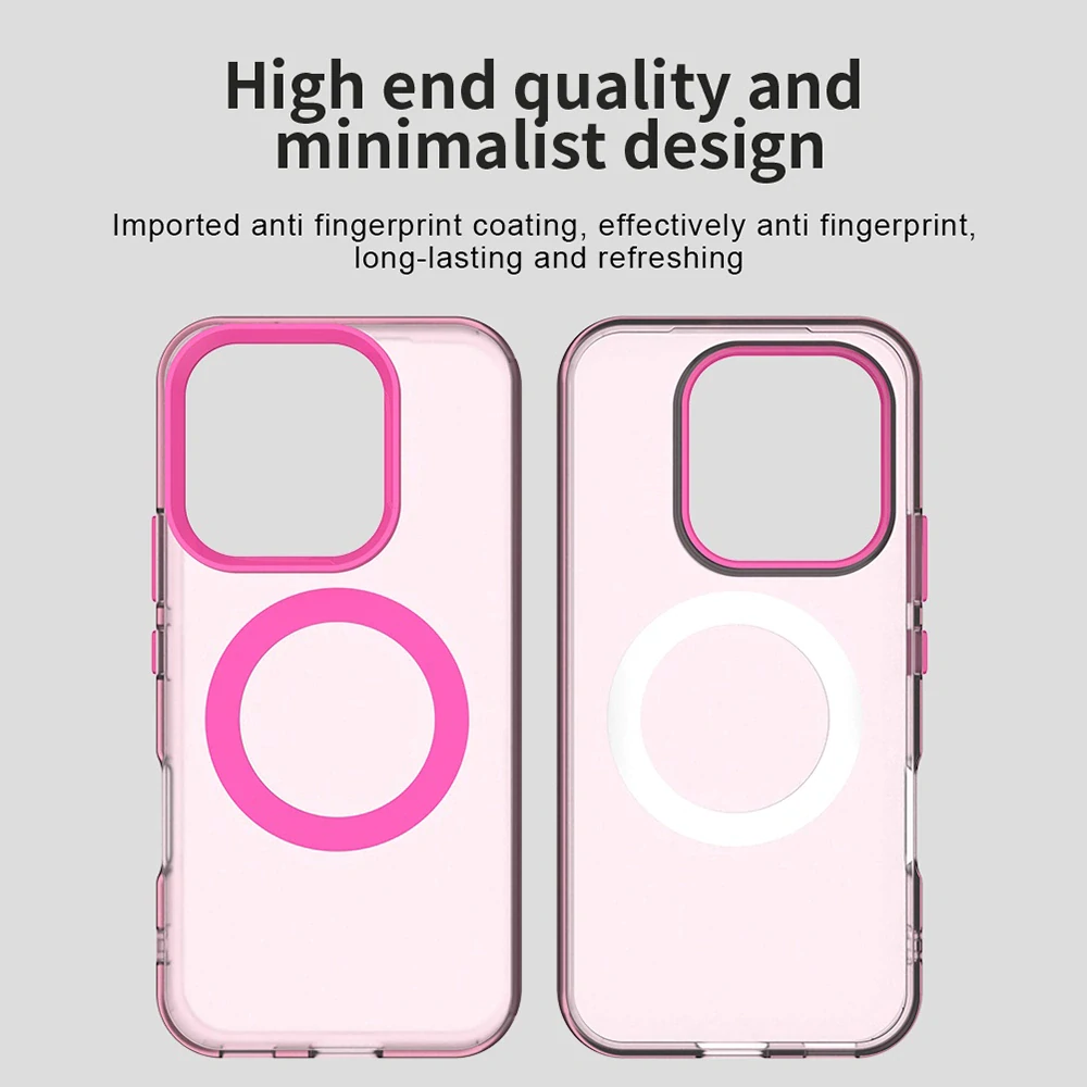 Kryt Honor 600 / 600 Pro, CandyCase MagSafe - pink