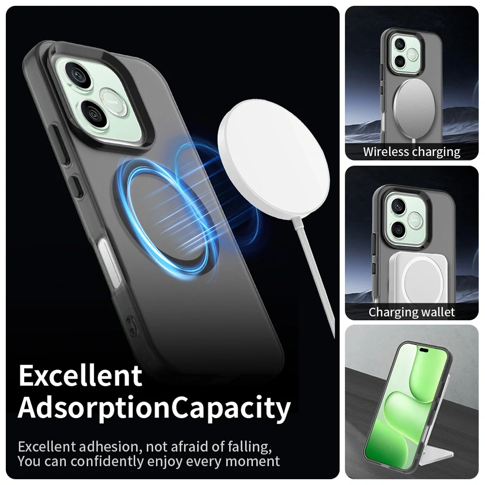 Kryt Honor 600 Lite, CandyCase MagSafe - black