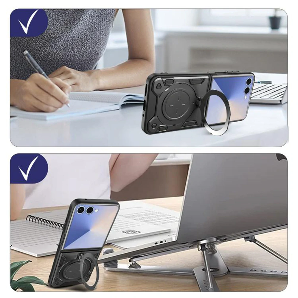 Kryt Samsung Galaxy Z Flip 8, Techsuit CamGuard Pro - modrý