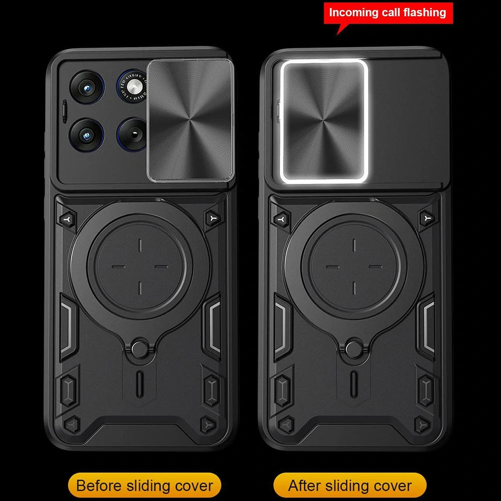 Kryt Motorola EDGE 70 Fusion, Techsuit CamGuard Pro - červený