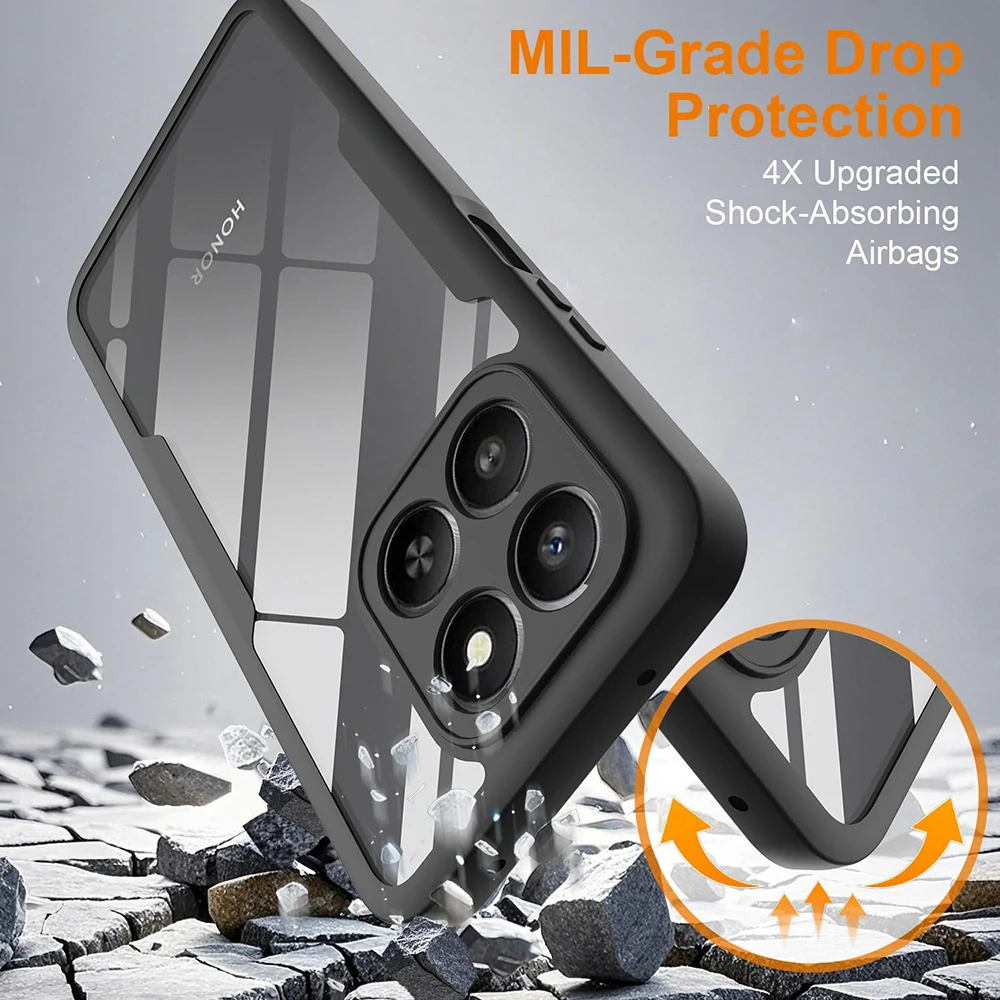 Pouzdro Honor 400 Smart 4G/5G / X7d 4G, ColorVerse 360 - černé