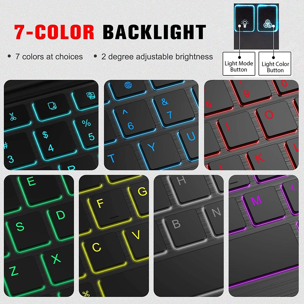 Bezdrátová klávesnice AirKeys (WK1) – pro Android, Windows, iOS, Bluetooth – černá