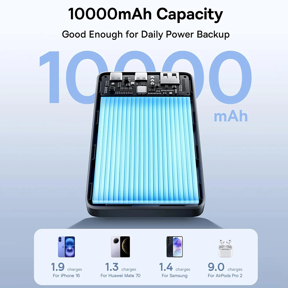 Powerbanka Baseus EnerFill FP21, 10000mAh, 22.5W