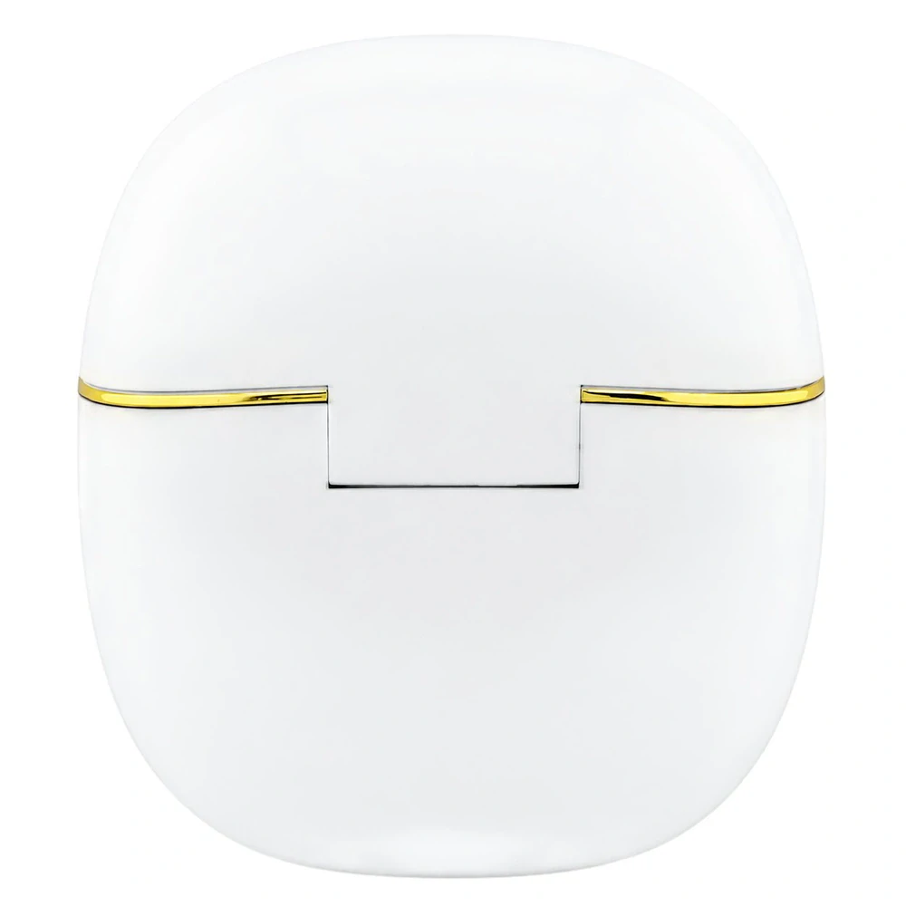 Bezdrátová sluchátka Guess Glossy Gold Line Classic half-in-ear s Bluetooth - bílá