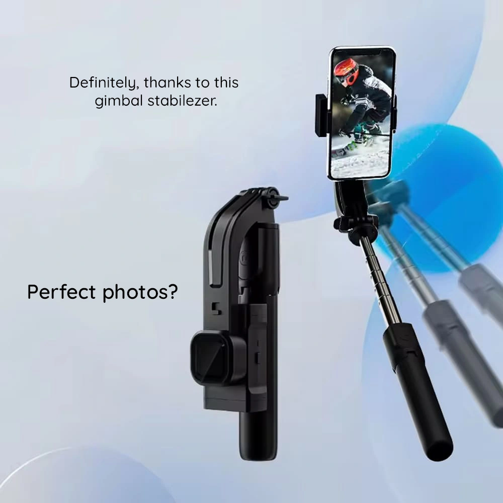 Selfie tyč Tripod Techsuit (C06) Bluetooth, výplňové LED světlo, 76 cm – černý