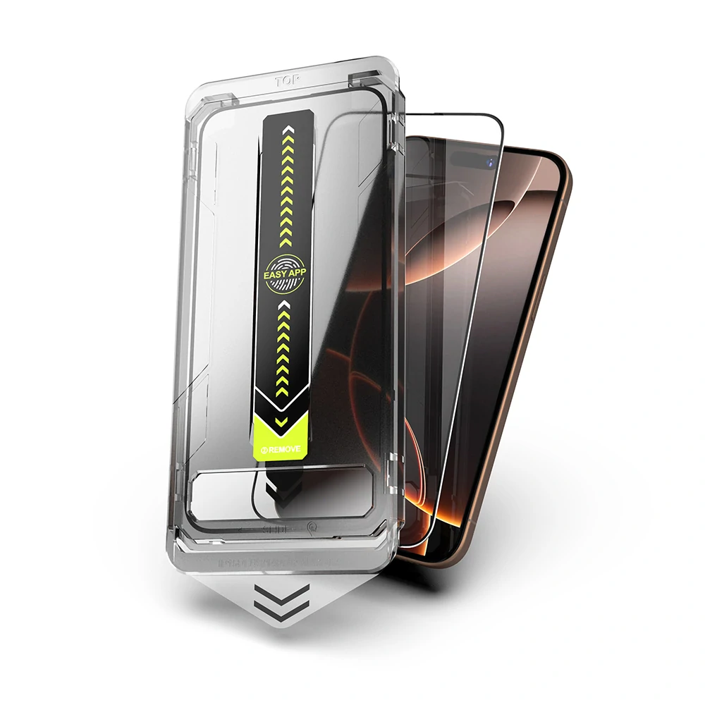 Tvrzené sklo iPhone 17 Air, TitanGlass FullCover černé (2 kusy)