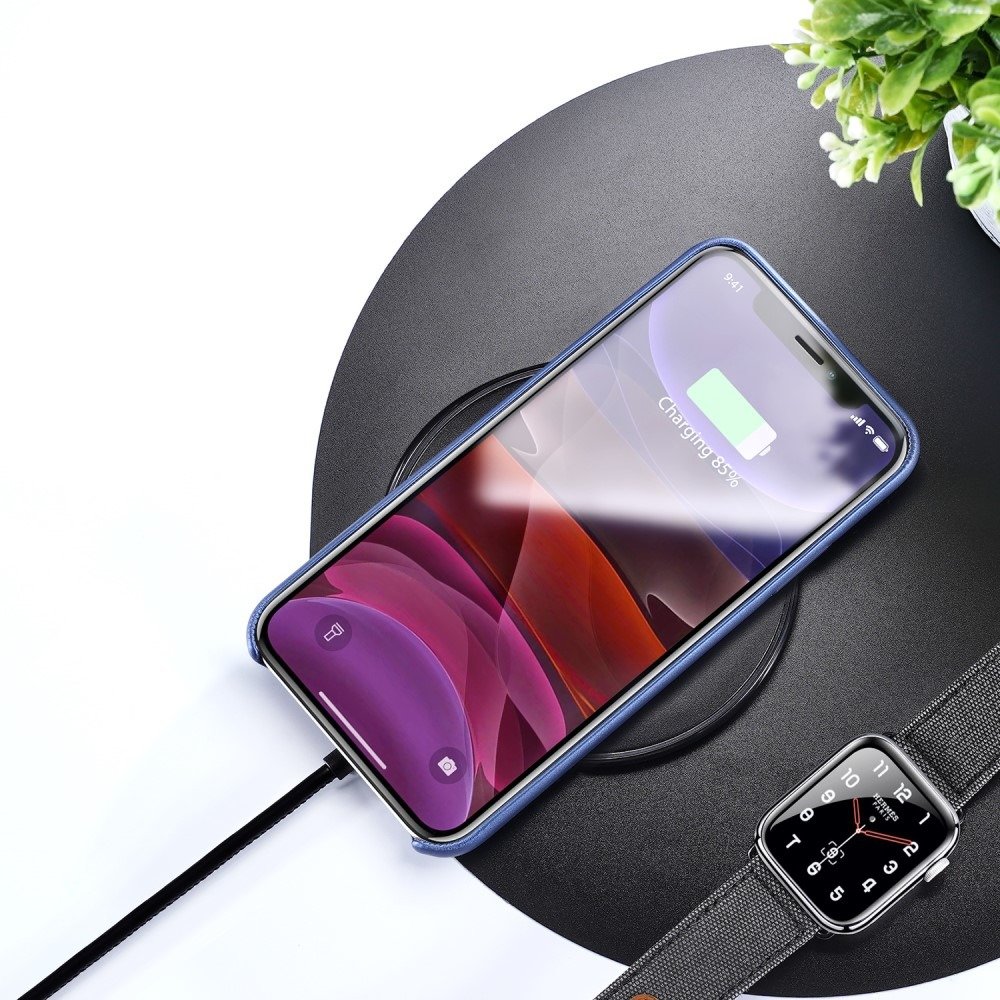 Kryt Iphone 11 kožené Dux Ducis Skin Lite modrý