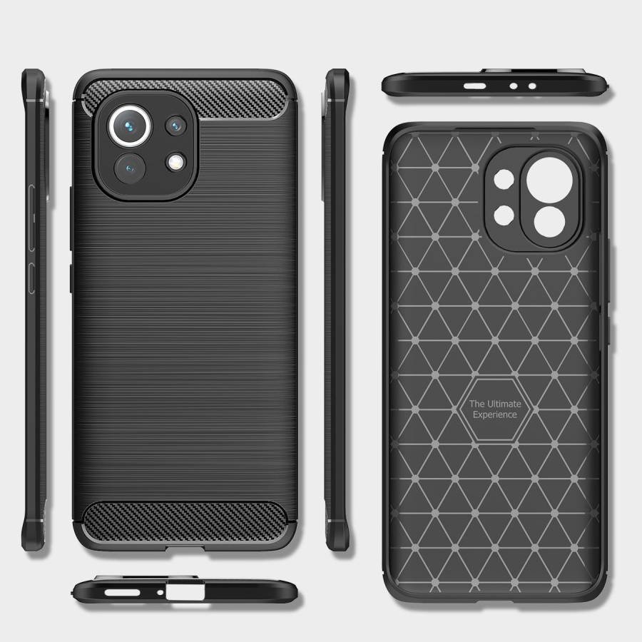 Kryt Xiaomi MI 11 Armored Carbon černý