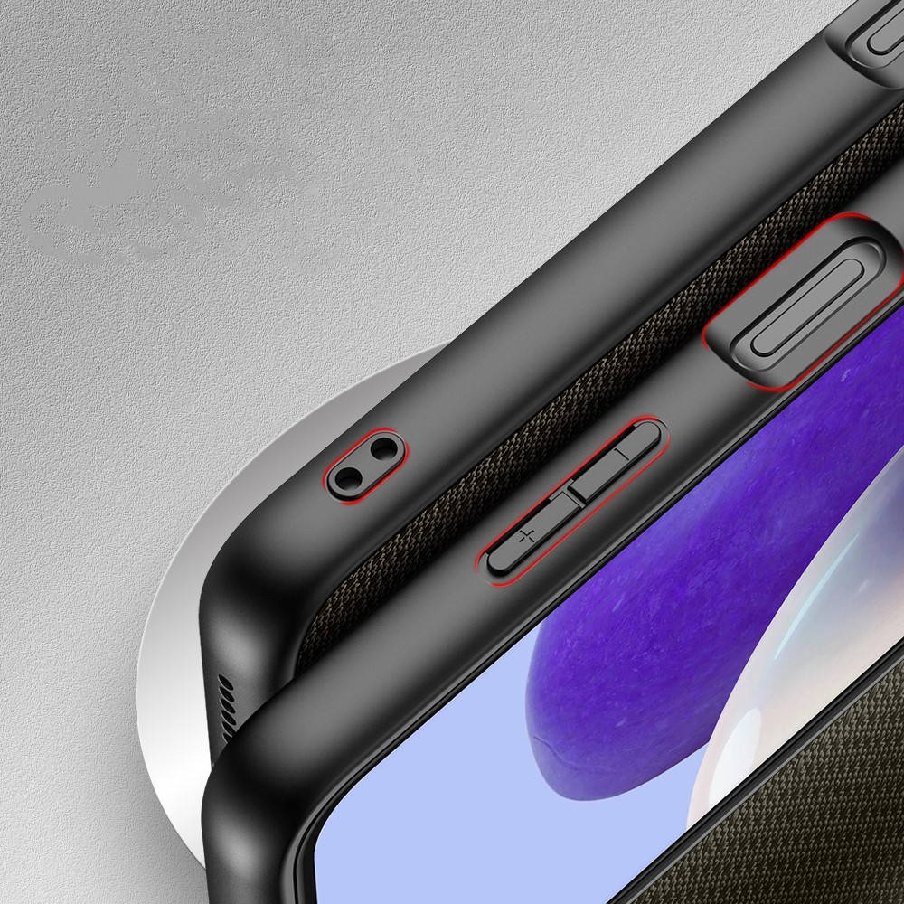 Kryt Samsung Galaxy A22 5G Dux Ducis Fino nylon case zelený