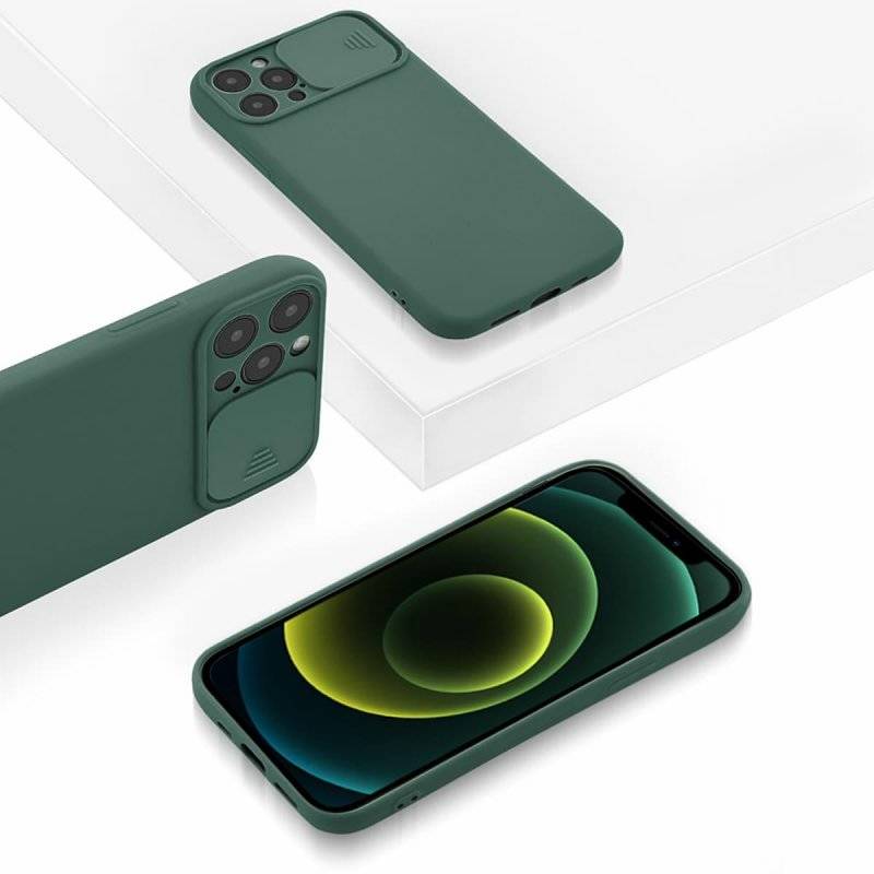 Kryt Motorola Moto E7 POWER / E7I POWER s krytem fotoaparátu - zelený