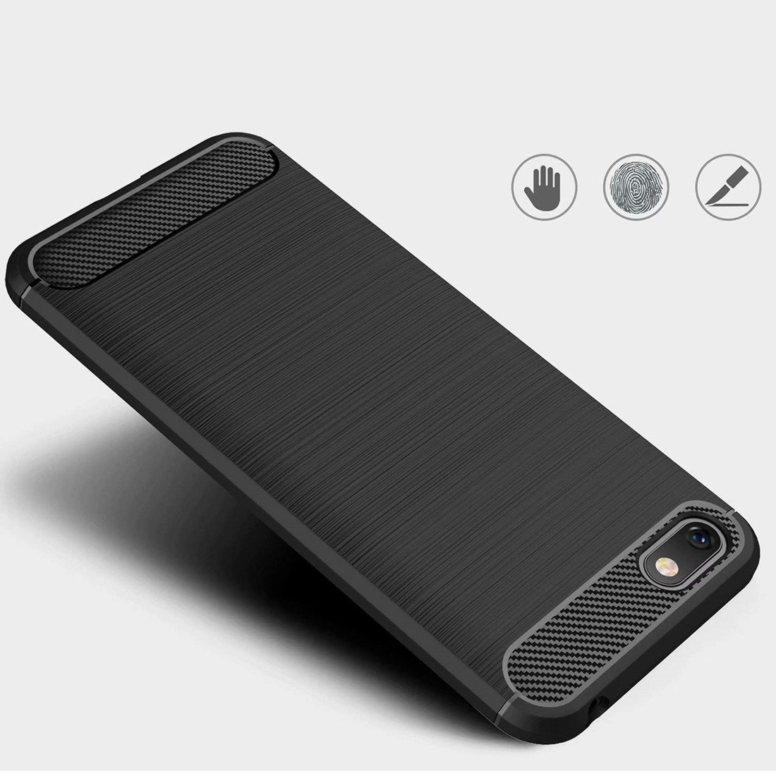Kryt Huawei Y5 2019 Armored Carbon black