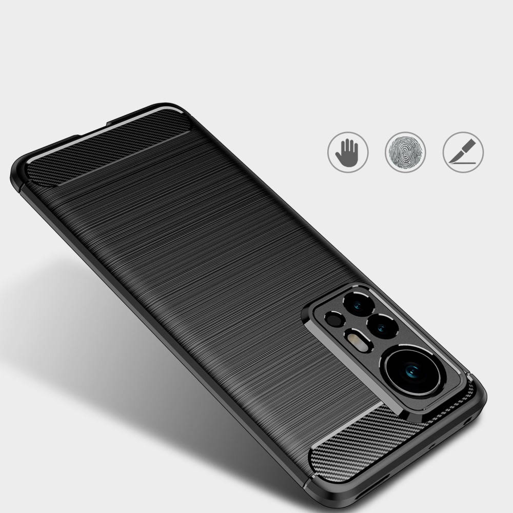 Kryt Xiaomi 12 Pro Nexeri TPU Premium Carbon black