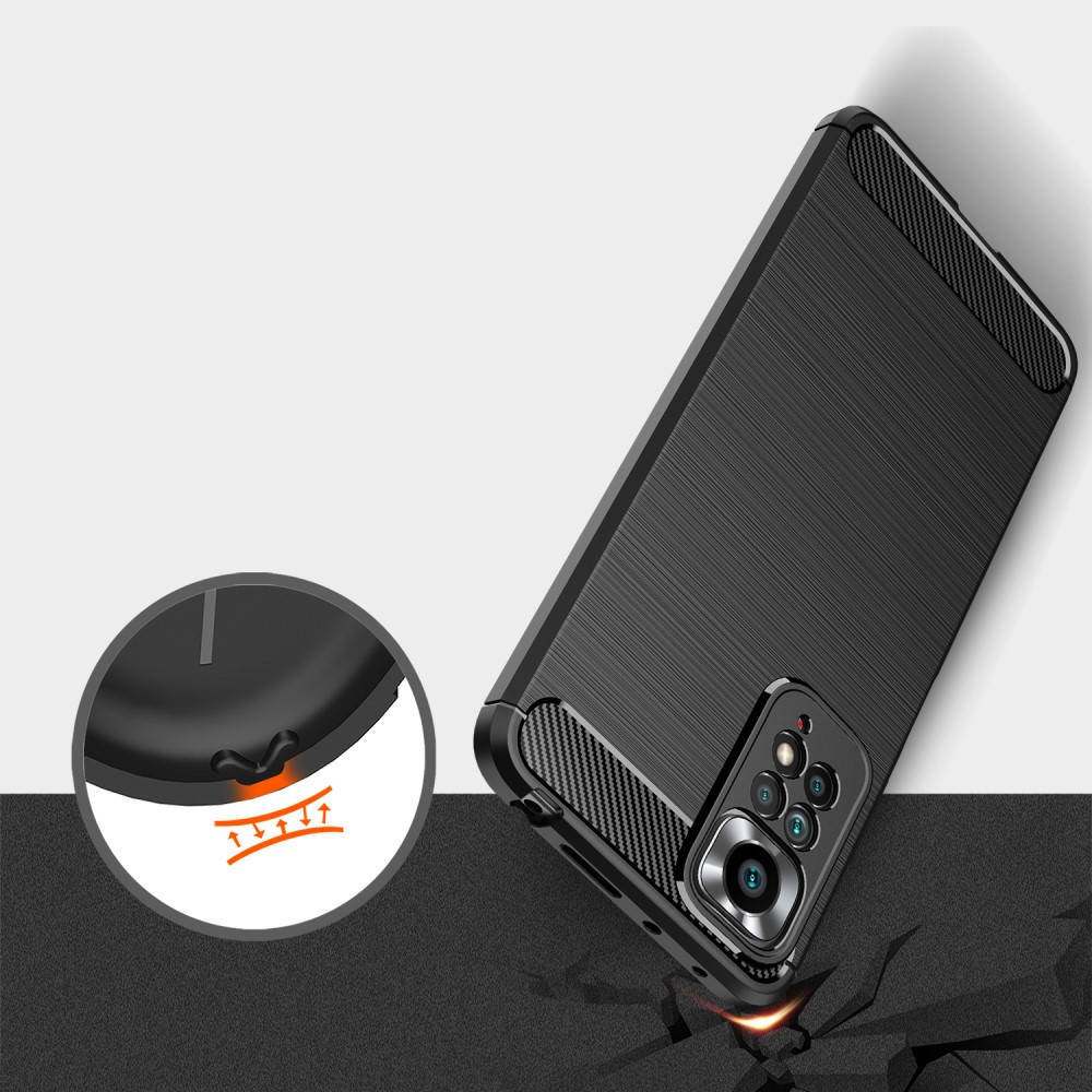 Kryt Xiaomi Redmi Note 11 Pro 4G / Redmi Note 11 Pro 5G Nexeri TPU Premium Carbon black