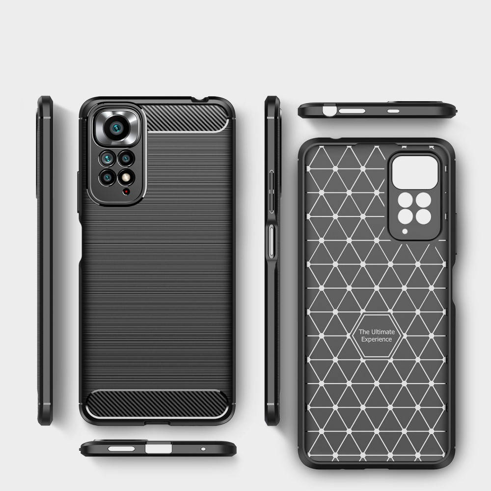Kryt Xiaomi Redmi Note 11 4G / Redmi Note 11s Nexeri TPU Premium Carbon černé