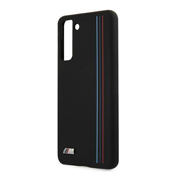 BMW - Samsung Galaxy S21 Plus - Silikonový kryt BMW (BMHCS21MSIVTBK) černý