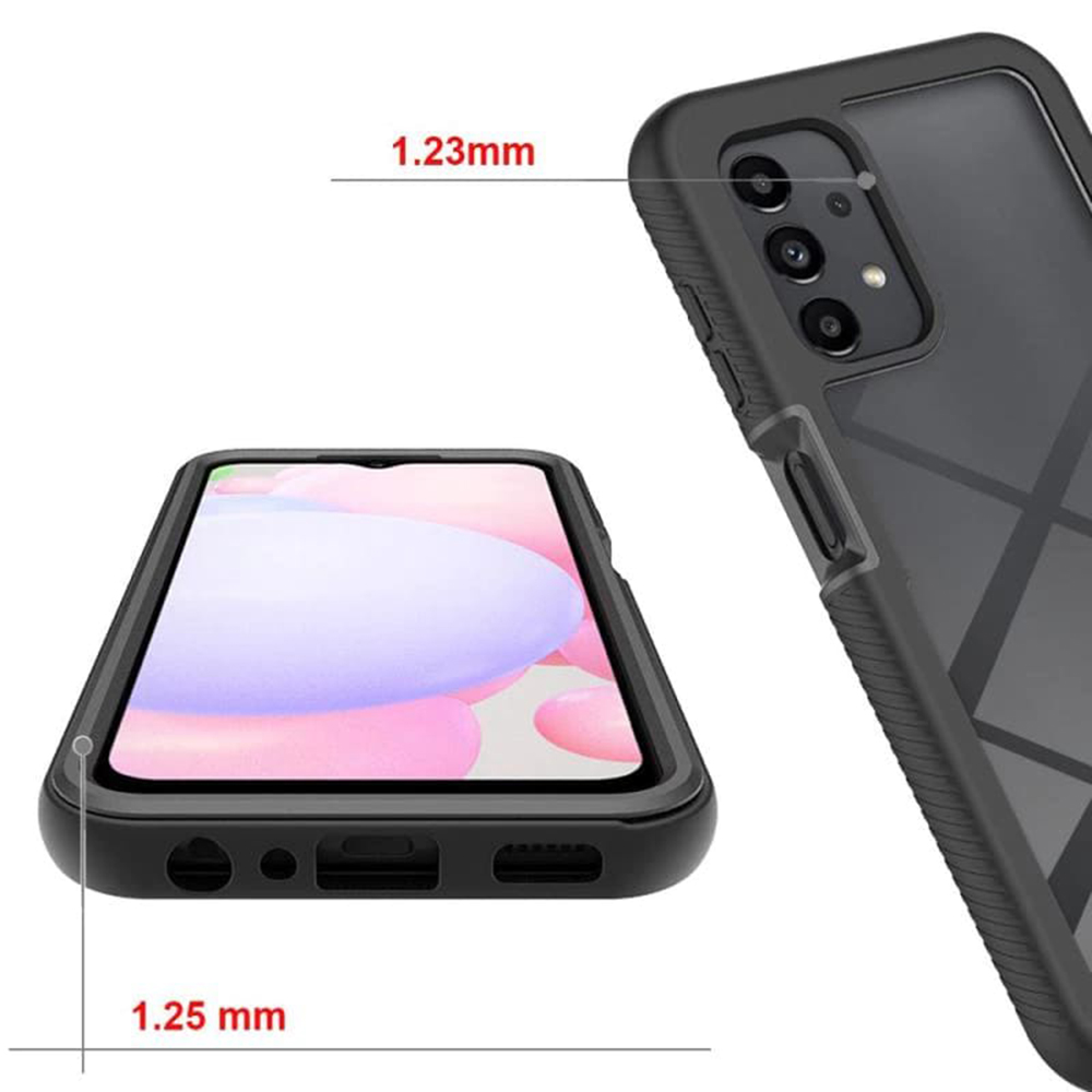 Pouzdro Samsung Galaxy A13 4G / A13 5G / A04 Techsuit - Defense360 Pro + ochrana obrazovky, černé