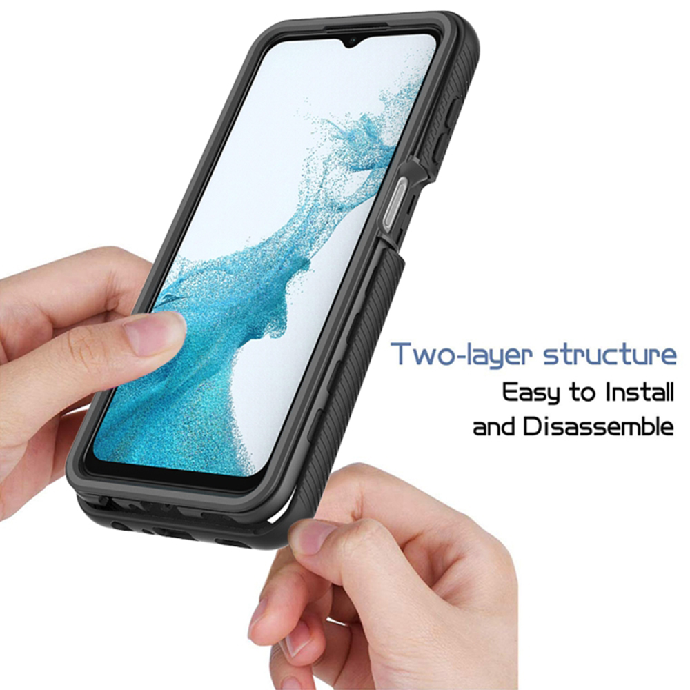 Pouzdro Samsung Galaxy A23 4G / A23 5G Techsuit - Defense360 Pro + ochrana obrazovky, černé