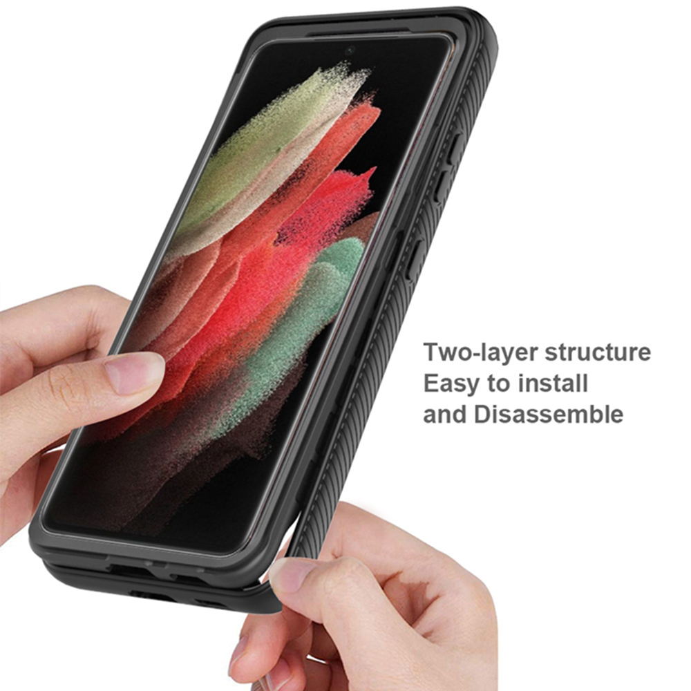 Pouzdro Samsung Galaxy A02s Techsuit - Defense360 Pro + ochrana obrazovky, černé