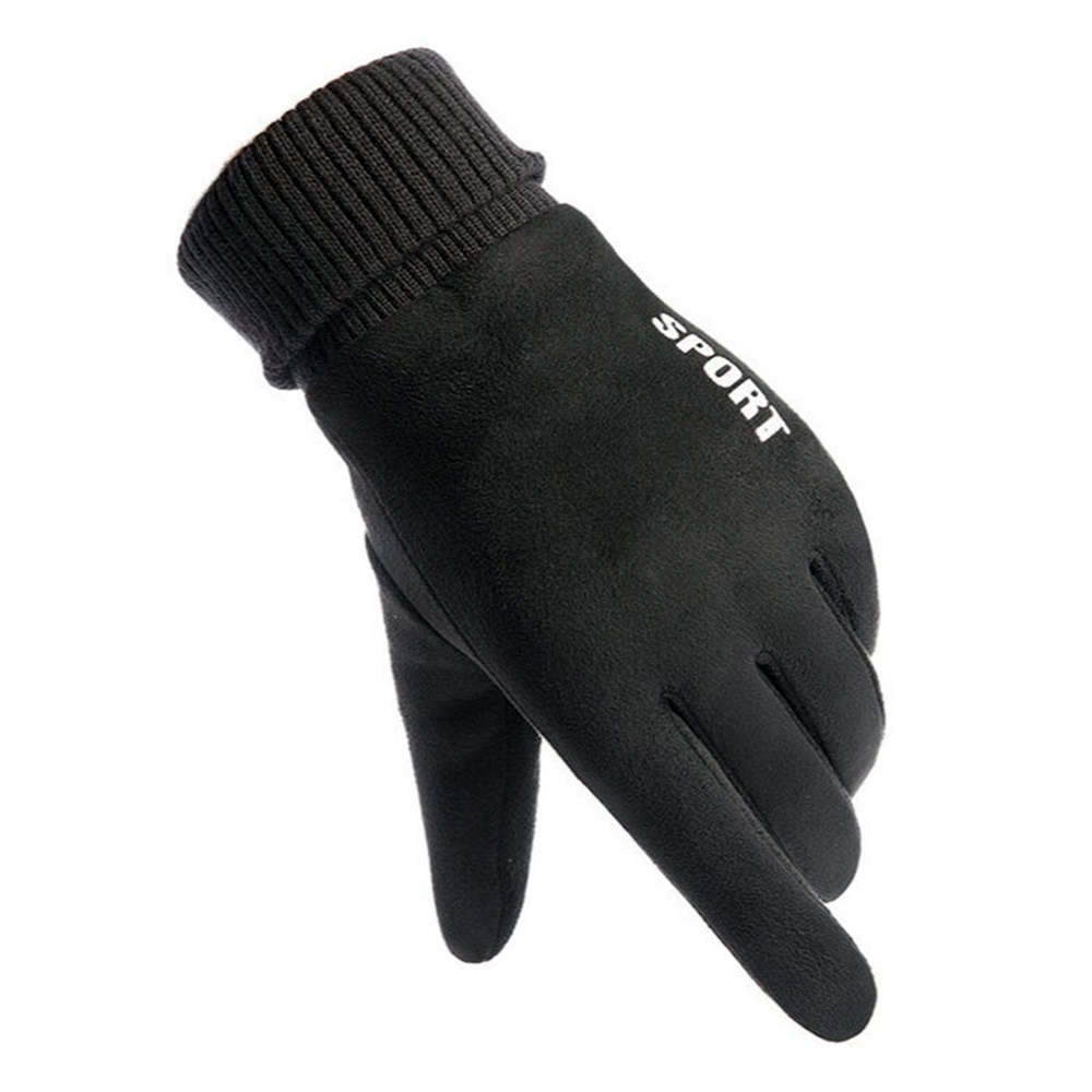 Dotykové semišové rukavice Techsuit ST0009 - černé