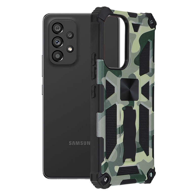 Kryt Samsung Galaxy A53 5G Techsuit Blazor Series - Camo Lime