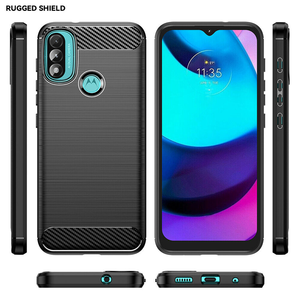 Kryt Motorola Moto E20 / E30 / E40 Armored Carbon black