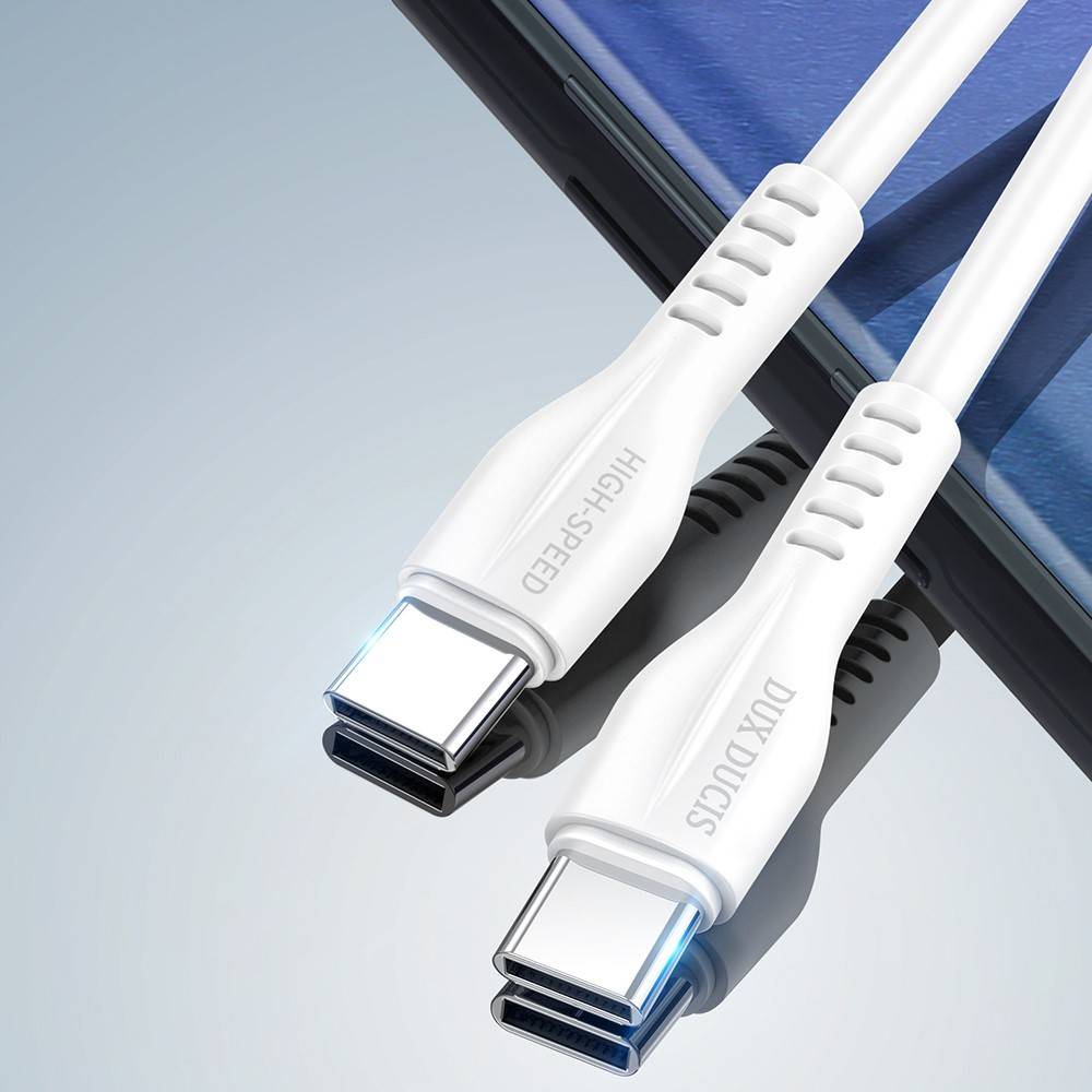 Datový kabel USB-C / USB-C 60W 3A 1m Dux Ducis - bílý