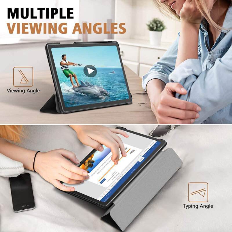 Pouzdro pro tablet Samsung Galaxy Tab A7 Lite 8.7" T220/T225 2021, Techsuit FoldPro černé
