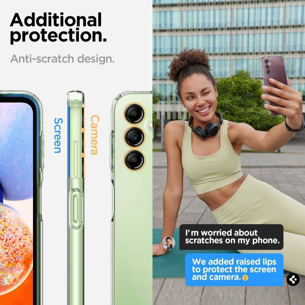Kryt Samsung Galaxy A14 5G Spigen Liquid Crystal Clear transparentní