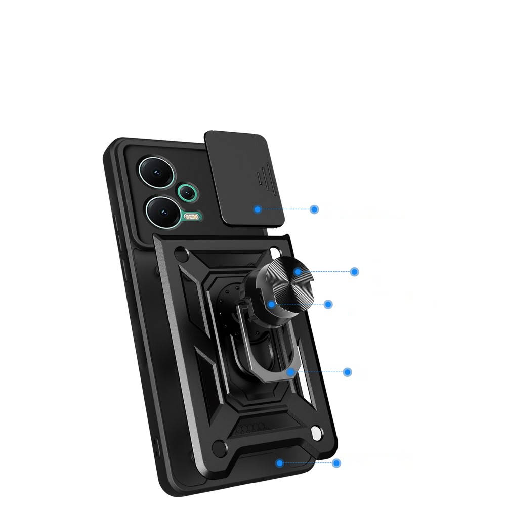 Kryt Xiaomi Redmi Note 12 5G / POCO 5X 5G  Nexeri CamShield Pro černý