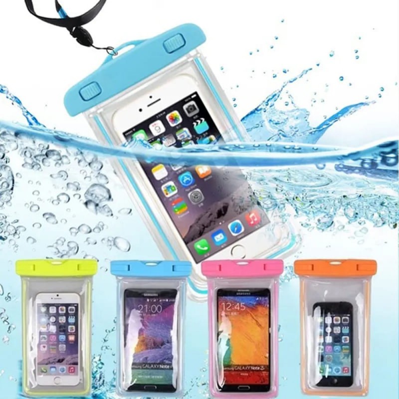 Pouzdro Vodotěsné na telefon 6,5" Techsuit fialové