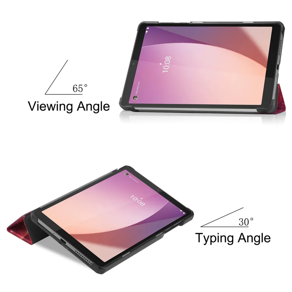 Pouzdro pro tablet Lenovo Tab M8 Gen 4 8.0", Techsuit FoldPro burgundy