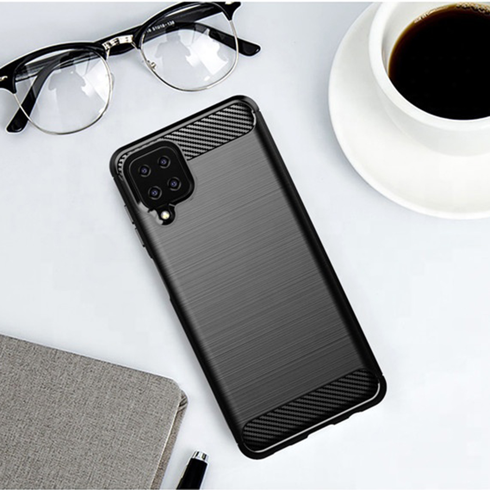 Kryt Samsung Galaxy A22 4G, Armored Carbon černý