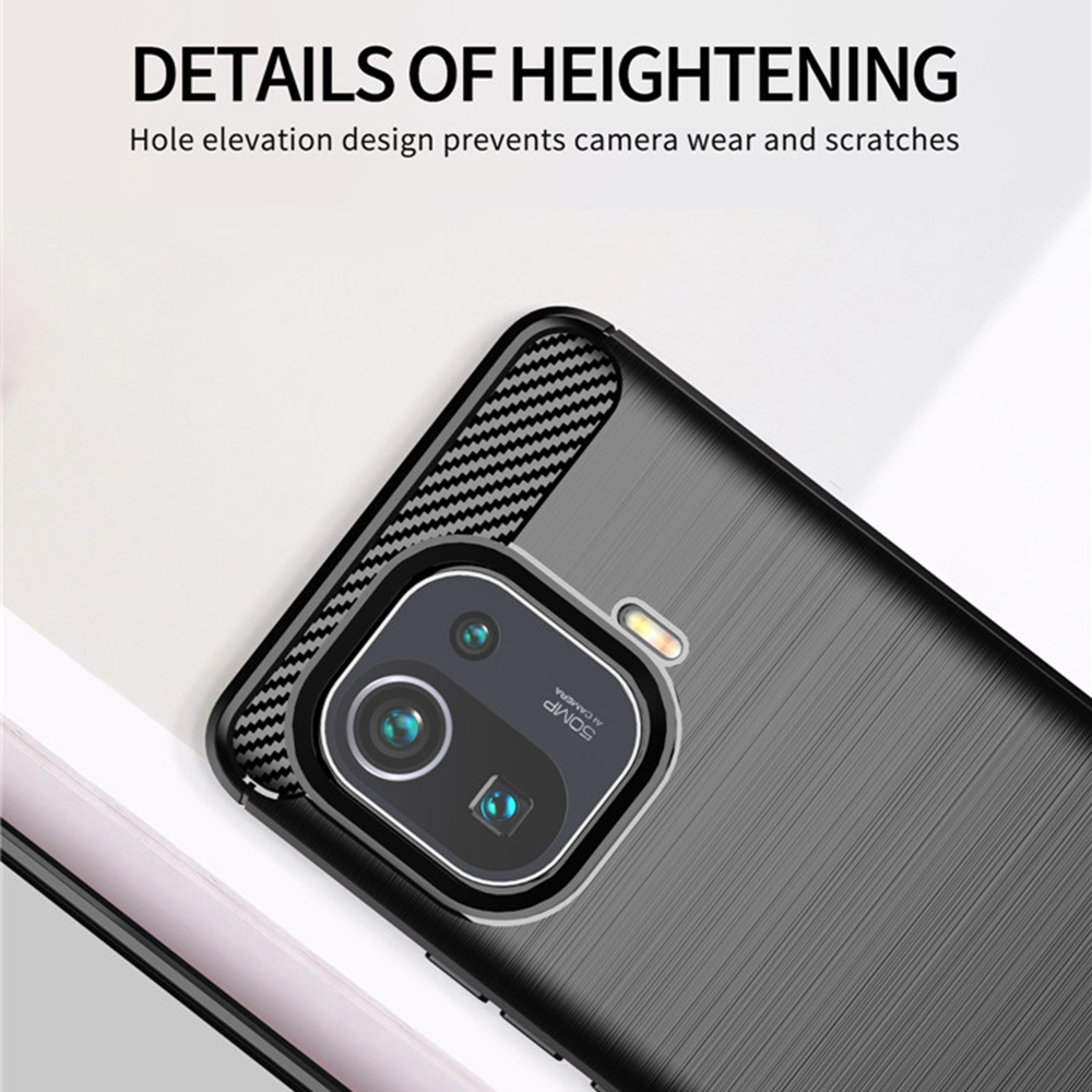 Kryt Xiaomi Mi 11 Pro, Armored Carbon black