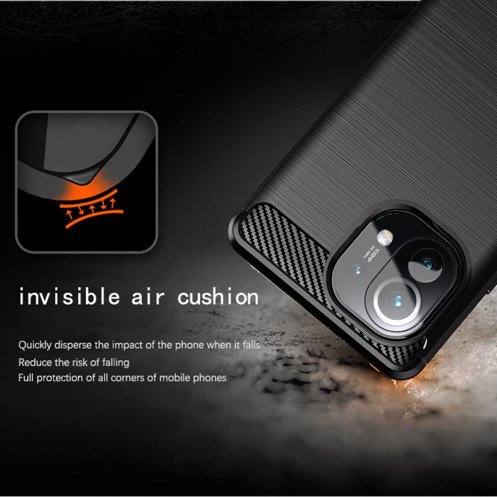 Kryt Xiaomi Mi 11, Armored Carbon black