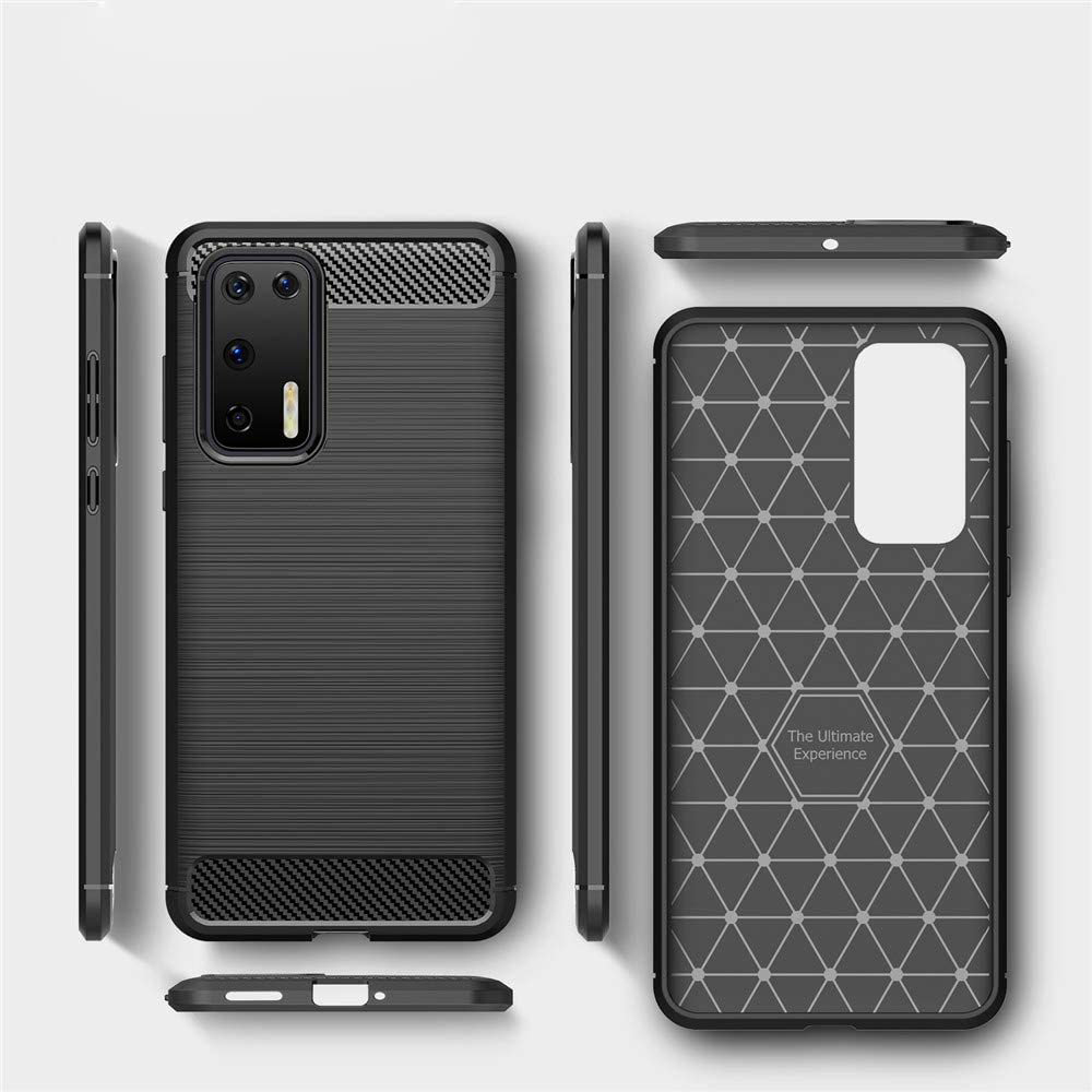 Kryt Huawei P40 Pro Armored Carbon černý
