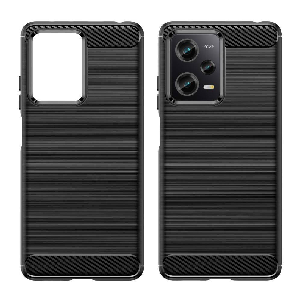 Kryt Xiaomi Redmi Note 12 Pro+ Nexeri TPU Premium Carbon černé