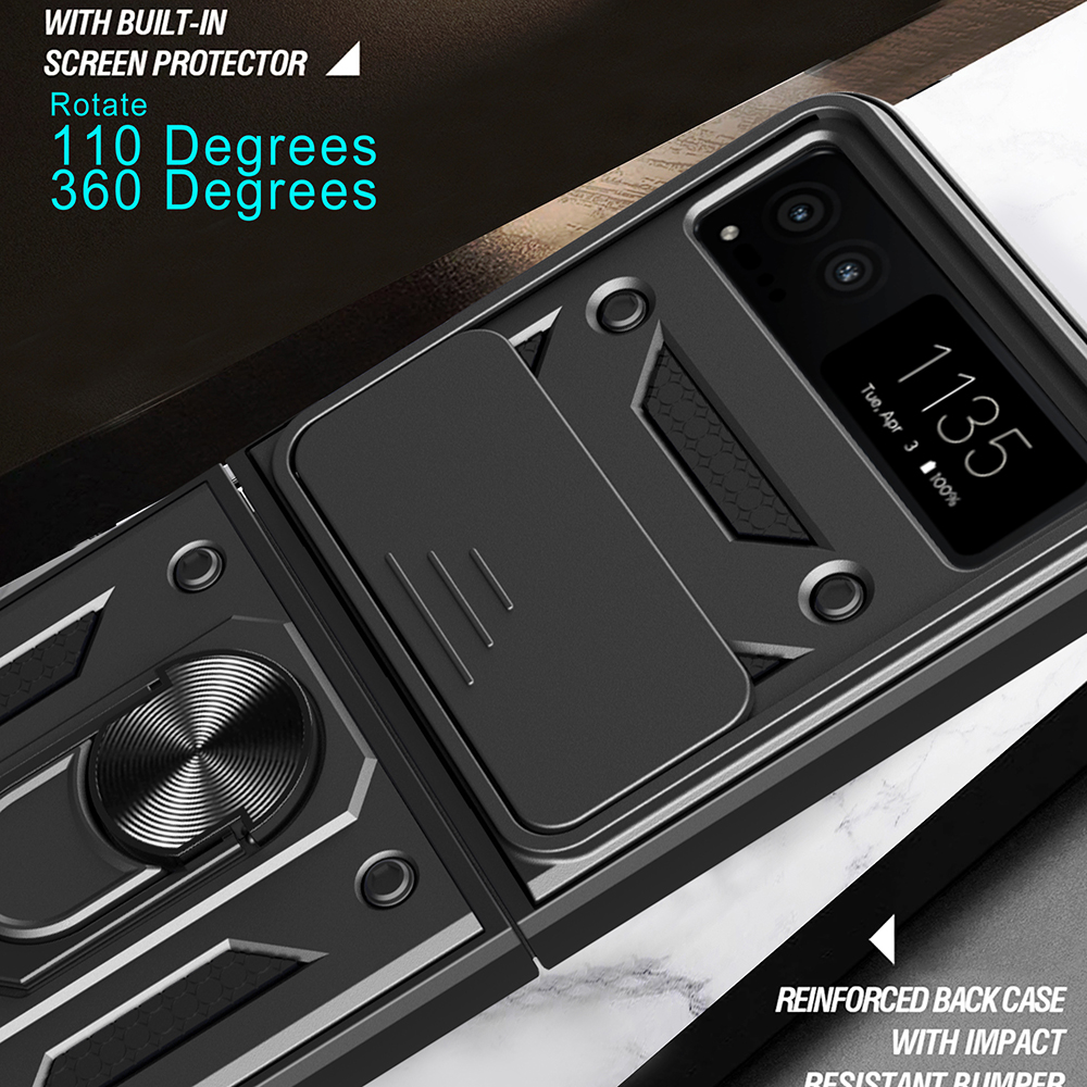 Kryt Motorola Razr 40 Techsuit CamShield Pro černý