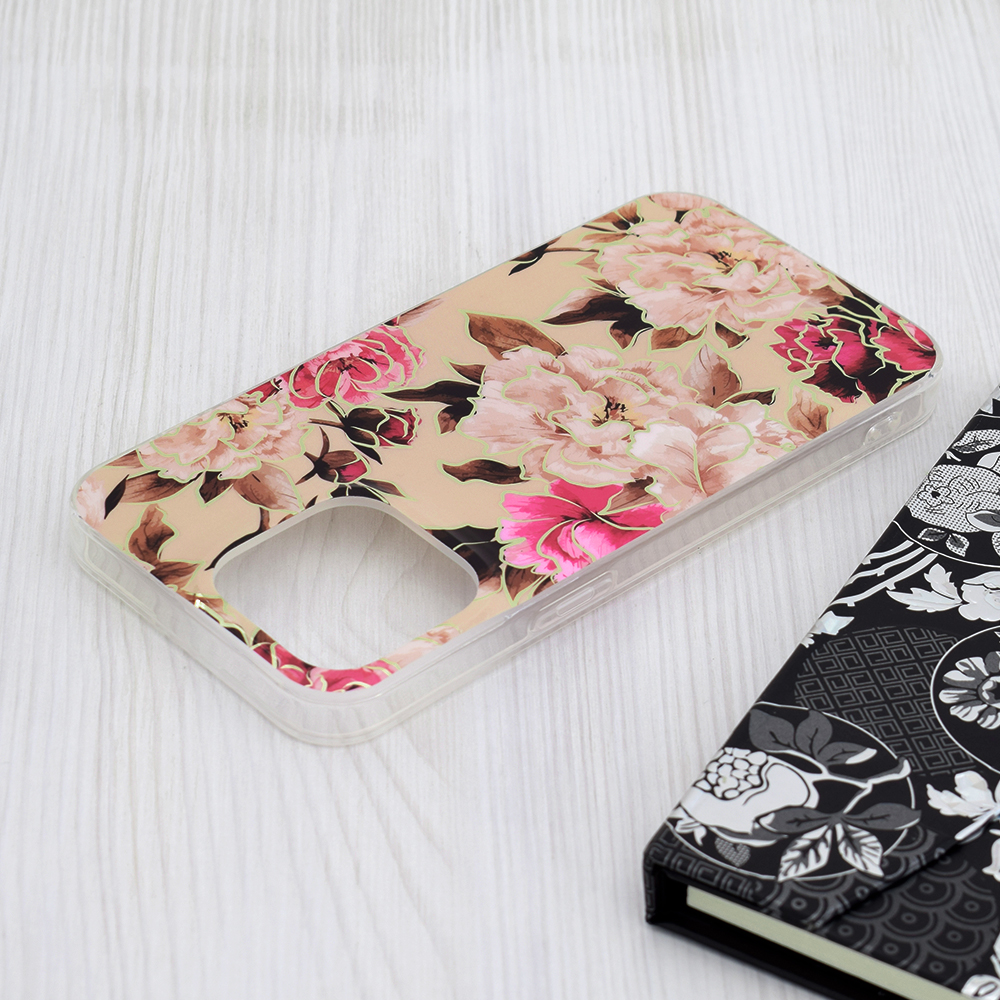 Kryt iPhone 15 Pro Max Techsuit - Marble Series - Mary Berry Nude