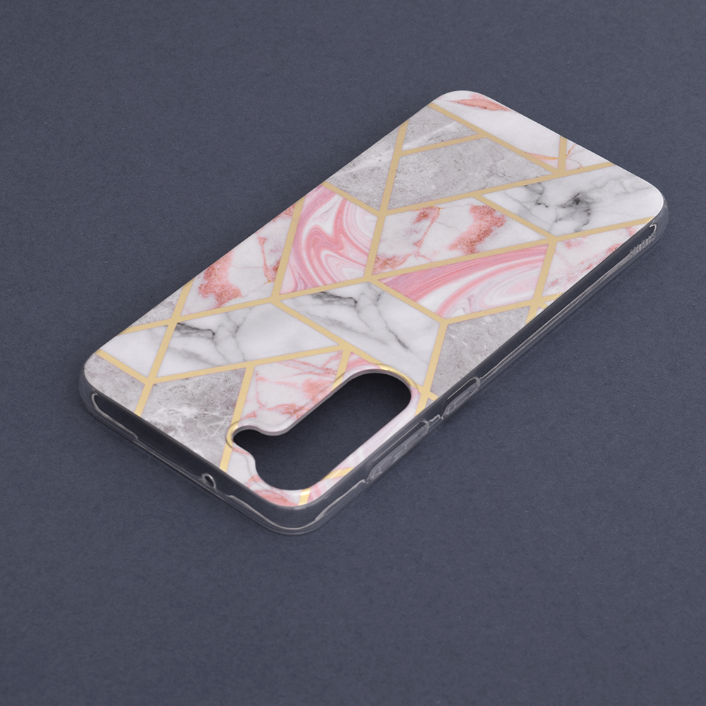 Kryt Samsung Galaxy S23 Plus Techsuit - Marble Series - Pink Hex