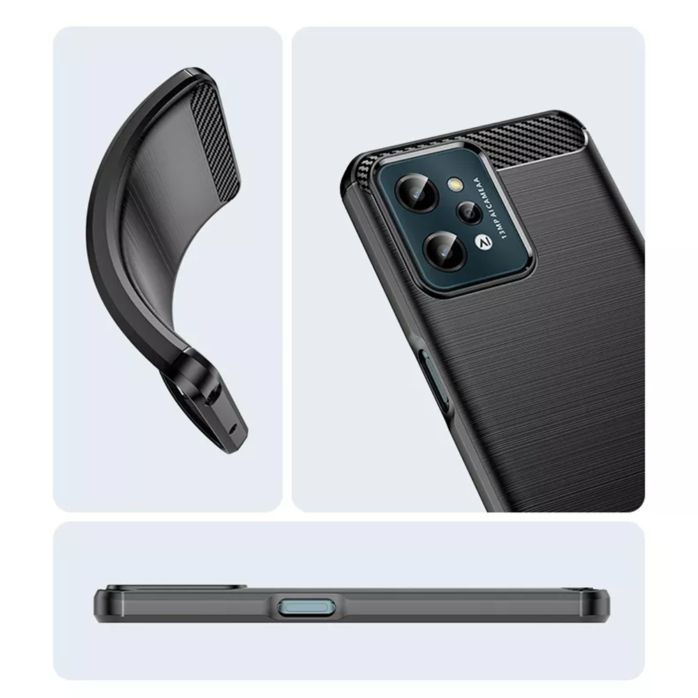 Kryt Realme C31, Armored Carbon black