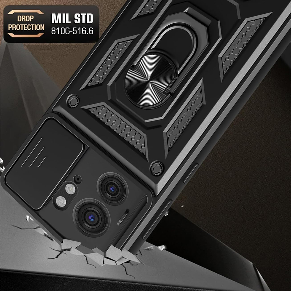Kryt Motorola EDGE 40 / EDGE (2023) Techsuit CamShield Pro černý