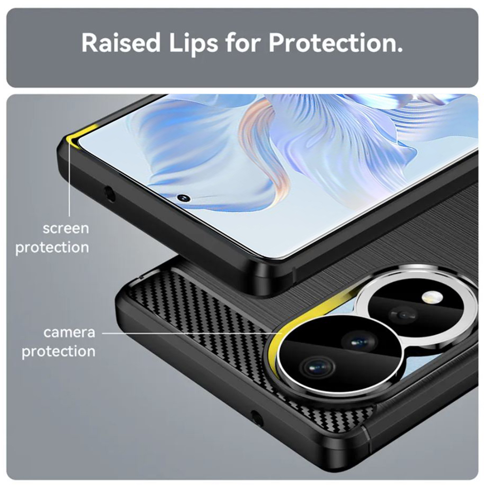 Kryt Honor 90 / Honor 80, Armored Carbon black