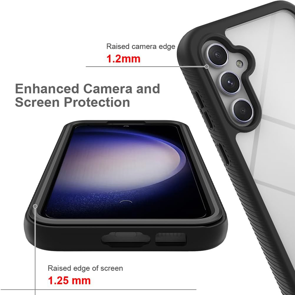 Pouzdro Samsung Galaxy S24 Plus Techsuit - Defense360 Pro + ochrana obrazovky, černé