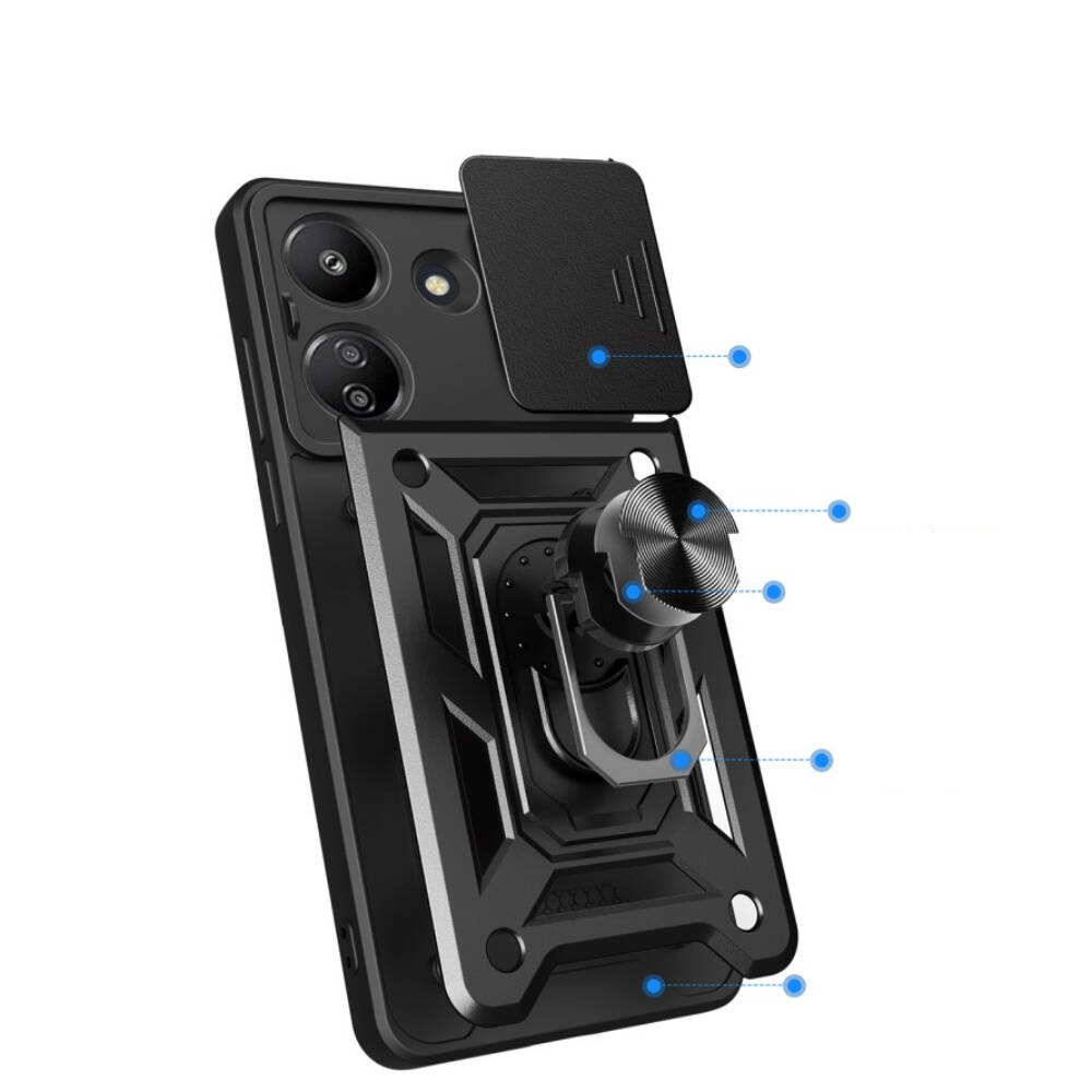 Kryt Xiaomi Redmi 13C / Poco C65 4G Nexeri CamShield Pro černý