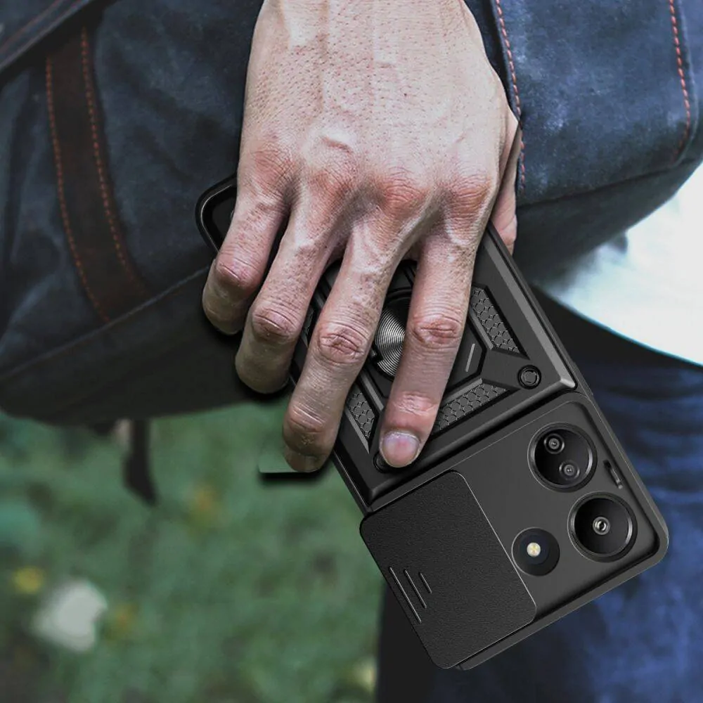 Kryt Xiaomi Redmi 13C / POCO C65  Tech-Protect CamShield Pro černý